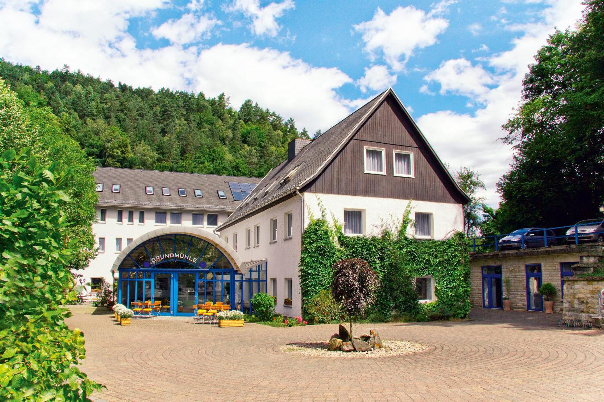 Hotel Garni Grundmuehle Bad Schandau Esterno foto